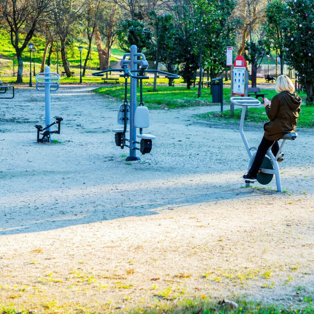 características de los parques biosaludables