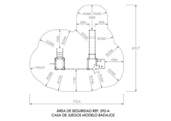 CASITA BADAJOZ METÁLICA (GAMA BOMBERO)- Ref. 292AAL - Imagen 2