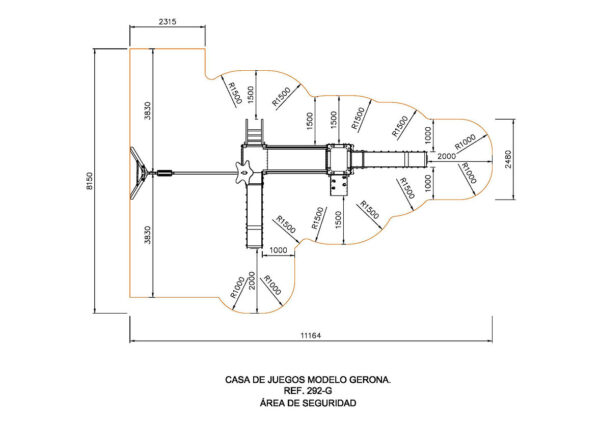 CASITA GERONA METÁLICA (GAMA BOMBERO).-Ref. 292GAL - Imagen 2