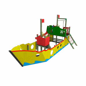 BARCO PIRATA MULTIJUEGO MEDIANO- Ref. 298B