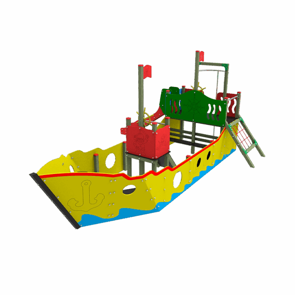 BARCO PIRATA MULTIJUEGO MEDIANO- Ref. 298B