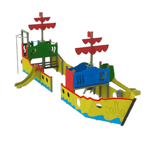 BARCO PIRATA MULTIJUEGOS INTEGRACIÓN - Ref. 298D