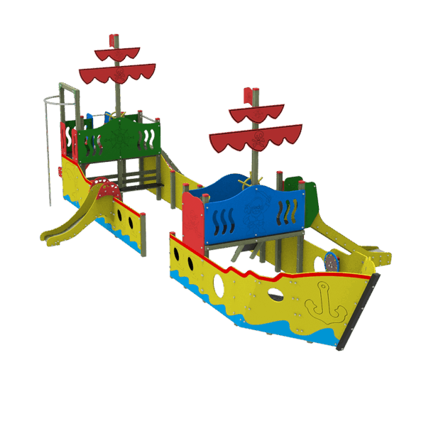 BARCO PIRATA MULTIJUEGOS INTEGRACIÓN - Ref. 298D