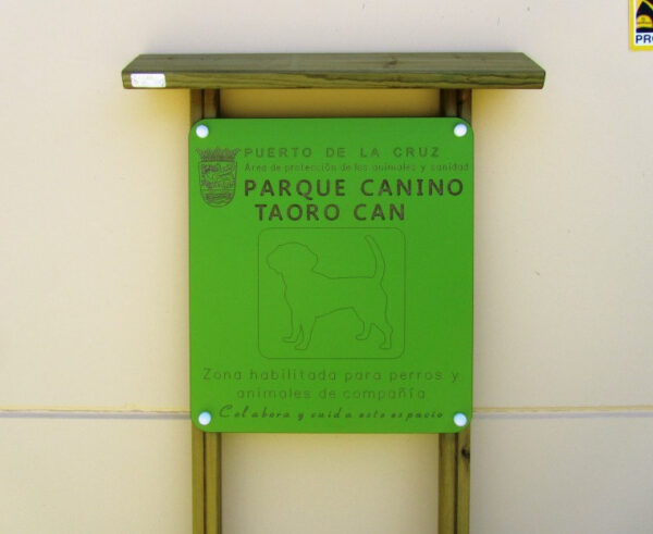 CARTEL ÁREA CANINA - Ref. CP010 - Imagen 2
