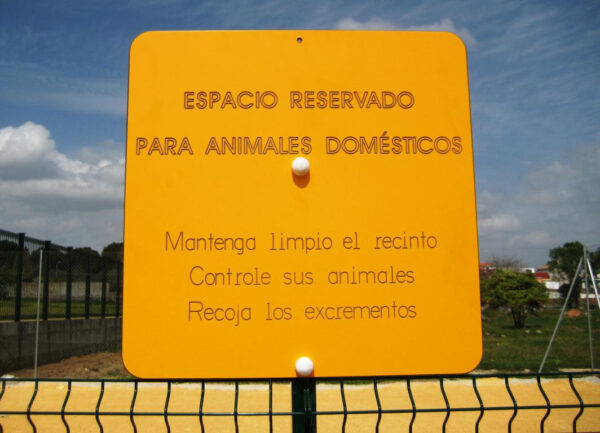CARTEL ESPACIO CANINO SIN POSTE - Ref. CP014 - Imagen 2