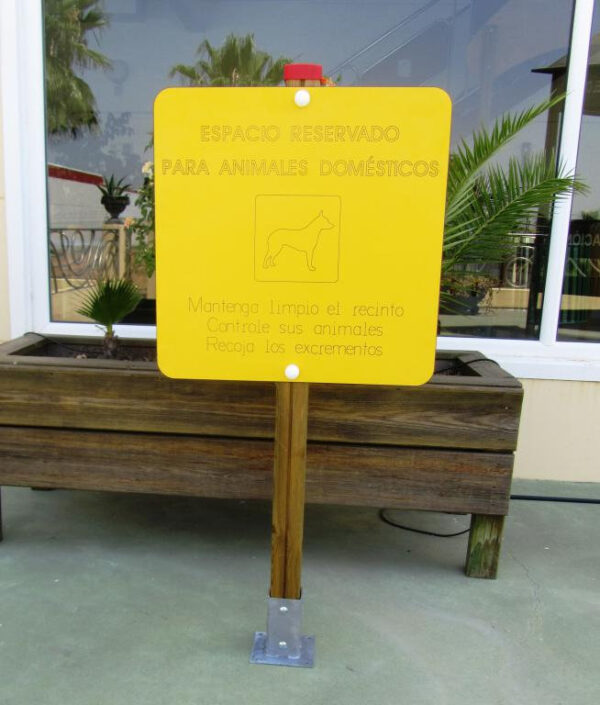 CARTEL ESPACIO CANINO - Ref. 950 / 950A - Imagen 4