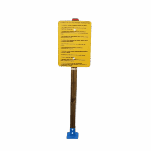 CARTEL NORMAS DE USO PARQUE CANINO - Ref. CP009