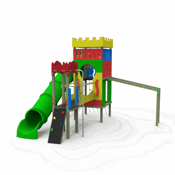 CASTILLO MEDIEVAL (CON CONJUNTO)- Ref. 260G - Imagen 3
