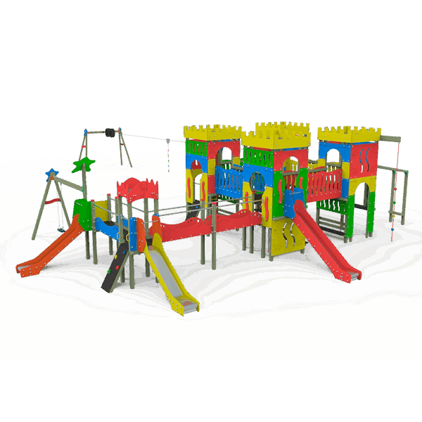 CASTILLO MEDIEVAL CON TIROLINA - REF. 260C