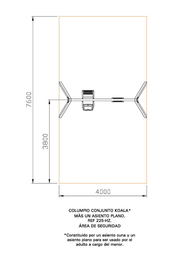 COLUMPIO ASTO. KOALA Y PLANO METALICO - Ref. 225HZA - Imagen 2