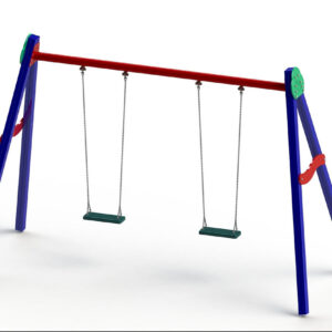 COLUMPIO DOS ASIENTOS PLANOS METALICO- Ref. 225CA