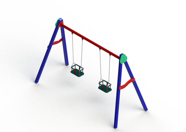 COLUMPIO CON ASTOS. DE BEBE METALICO- Ref. 225DA