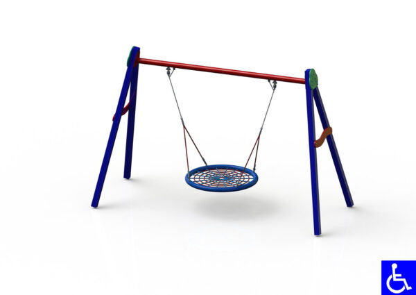 COLUMPIO INCLUSIVO CON ASIENTO NIDO METALICO - Ref. 225KA