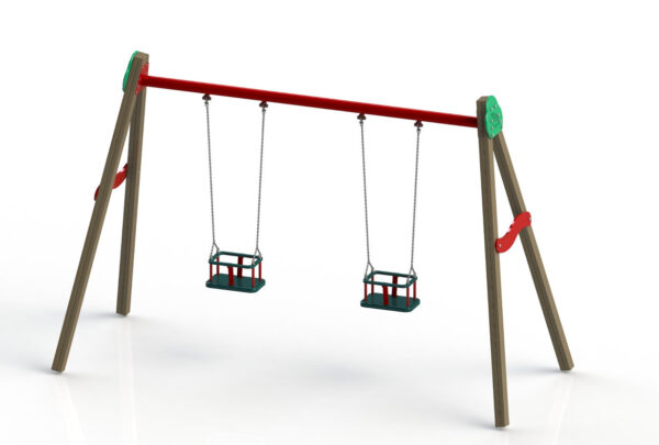 COLUMPIO METAL-MADERA CON ASTOS. DE BEBE - Ref. 225D