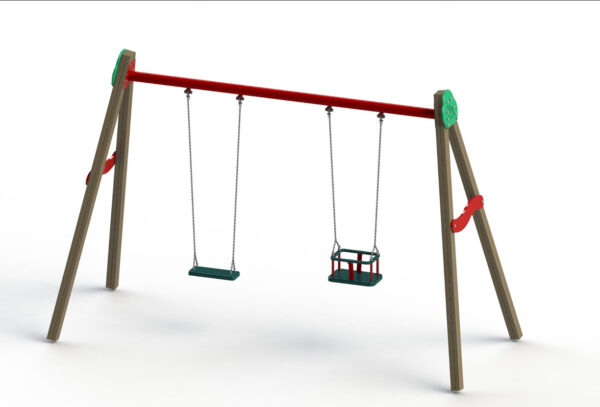 COLUMPIO METAL-MADERA CON ASTOS. MIXTOS (PLANO Y BEBE) - Ref. 225E