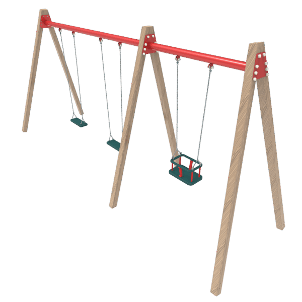 COLUMPIO METAL-MADERA CON ASTO. CUNA Y DOS PLANOS SEGURIDAD.- Ref. 225W