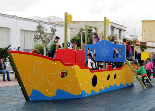 BARCO PIRATA CON TOBOGAN MULTIJUEGOS MEDIANO - Ref. 298 - Imagen 5