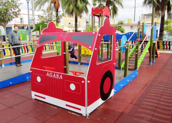 CAMION DE BOMBERO MULTIJUEGOS (INTEGRACIÓN) CON SUELO Y CASITA- Ref 291 - Imagen 12