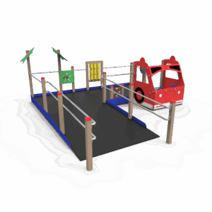 PARQUE DE BOMBERO MULTIJUEGOS (INTEGRACIÓN) CON SUELO- Ref. 291B