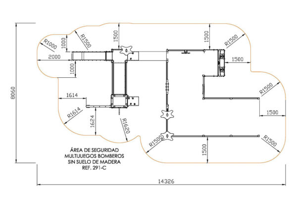 CAMIÓN DE BOMBEROS MULTIJUEGOS (INTEGRACIÓN) SIN SUELO CON CASITA- Ref. 291C - Imagen 2