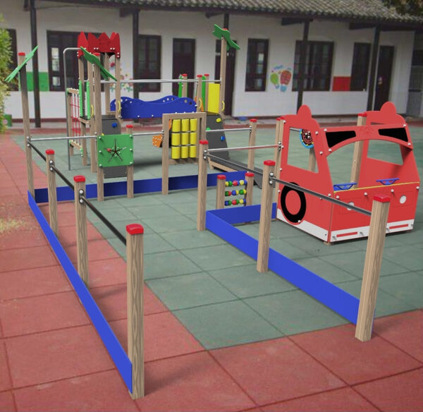 CAMIÓN DE BOMBEROS MULTIJUEGOS (INTEGRACIÓN) SIN SUELO CON CASITA- Ref. 291C - Imagen 5