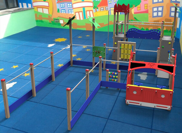 CAMIÓN DE BOMBEROS MULTIJUEGOS (INTEGRACIÓN) SIN SUELO CON CASITA- Ref. 291C - Imagen 6