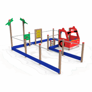 CAMIÓN DE BOMBERO MULTIJUEGOS (INTEGRACIÓN) SIN SUELO- Ref. 291D