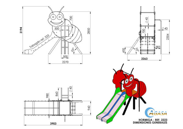 MULTIJUEGO HORMIGA .-Ref.2223 - Imagen 2