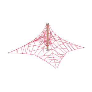 PIRÁMIDE DE ESCALADA CON POSTE METÁLICO. 3 METROS - Ref. 299M