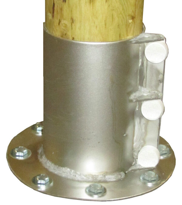 PIRÁMIDE DE ESCLADA CON POSTE DE MADERA. 2,5 METROS- Ref. 299C - Imagen 5