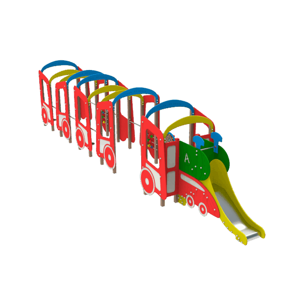 TREN MULTIJUEGOS CON 2 VAGONES (INTEGRACIÓN)- Ref. 230