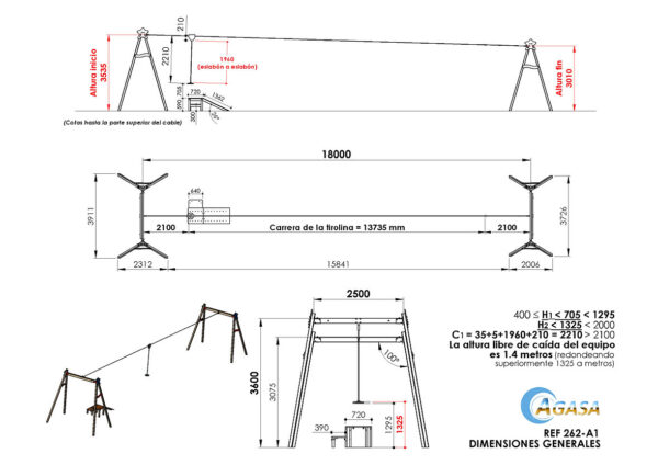 TIROLINA MADERA - Ref. 262A1 - Imagen 4