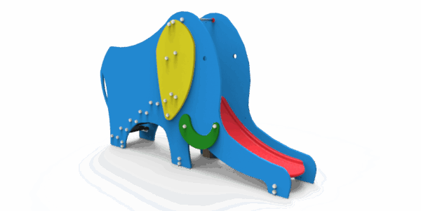 TOBOGÁN ELEFANTE HDPE- Ref. 286B