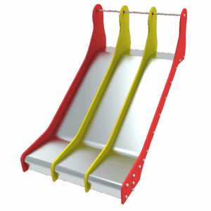 TOBOGÁN MEDIANO TRIPLE LADERA.- Ref. 223C
