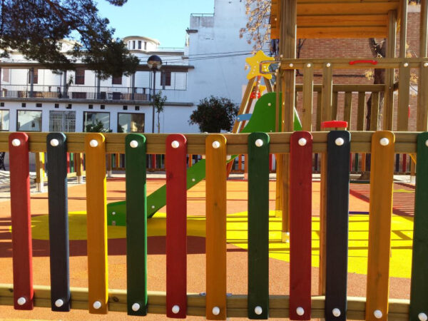 VALLA INFANTIL MADERA Y LASUR DE COLORES (M. LINEAL)- Ref. 1254 - Imagen 5