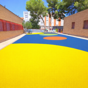 Pavimento epdm melos